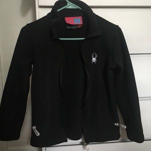 Kids Black Spyder Jacket